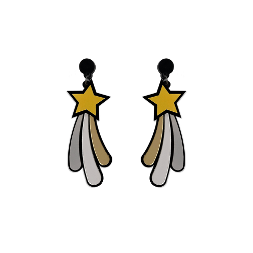 Celestial Earrings Shooting Stars 10-1036 