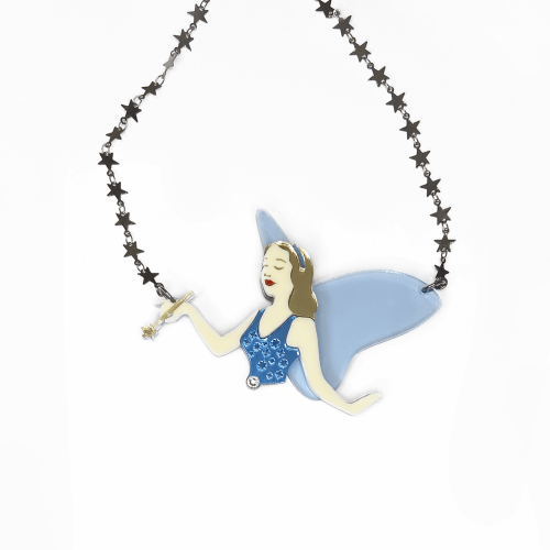 Fairytales Necklace Blue Fairy 30-1042 