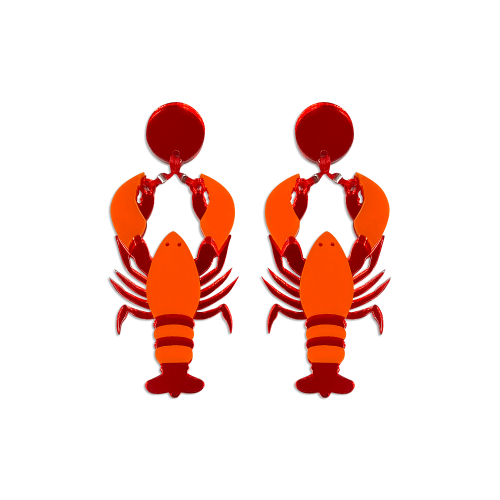 Ariel Earrings Lobster 10-1081 