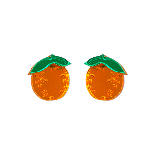 Tutti Frutti Καρφωτά Σκουλαρίκια Πορτοκάλια 20-1023 