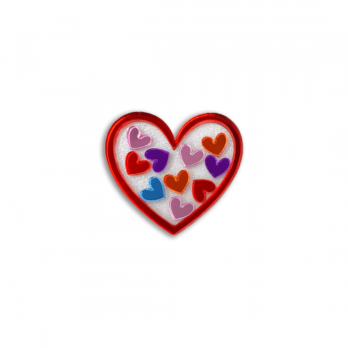 Sprinkle Love Καρφίτσα Γλυκιές Μικρές Καρδιές 50-1032 